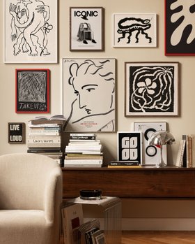 Modern Composure gallery wall