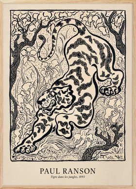 Paul Ranson - Tiger in the Jungle Print