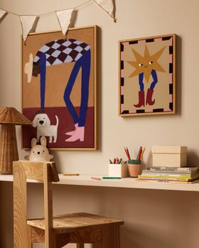 Creative Corner gallery wall