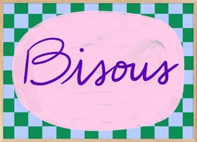 Carole Hillman - Bisous Print