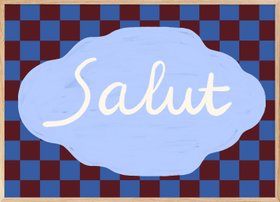 Carole Hillman - Salut Print