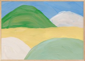 Brushstroke Hills Print