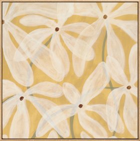 Sheer Florals Canvas print