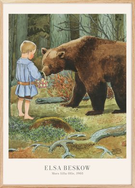 Elsa Beskow - Mother's little Olle Print