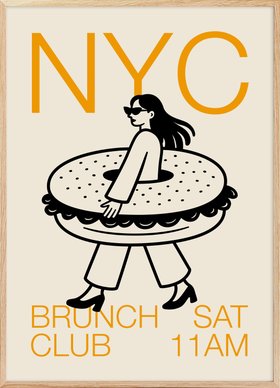 NYC Brunch Club No2 Print