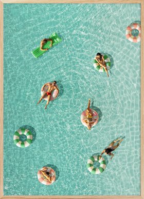 Floating Crowd Print