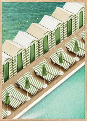 Poolside Parade Print