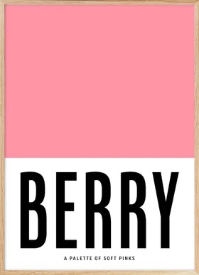 Berry Pink Print