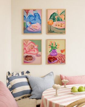 Illustrator Of The Year Joeyline Tannous Gallery wall