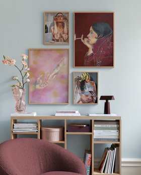 Marine Aimée gallery wall