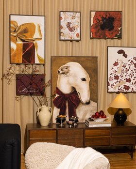A Festive Gallery Wall