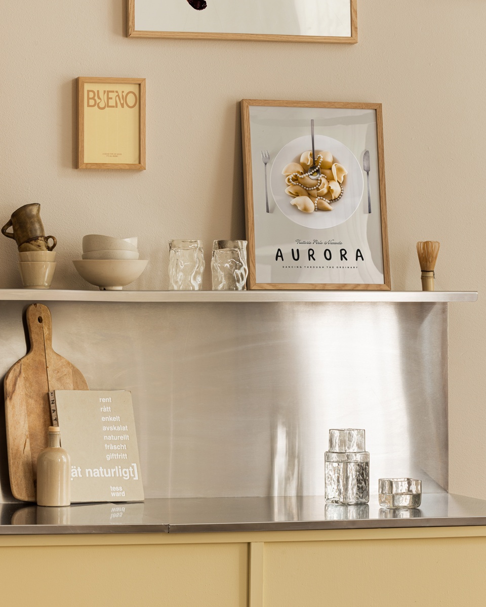 Kitchen with Curated Calm art