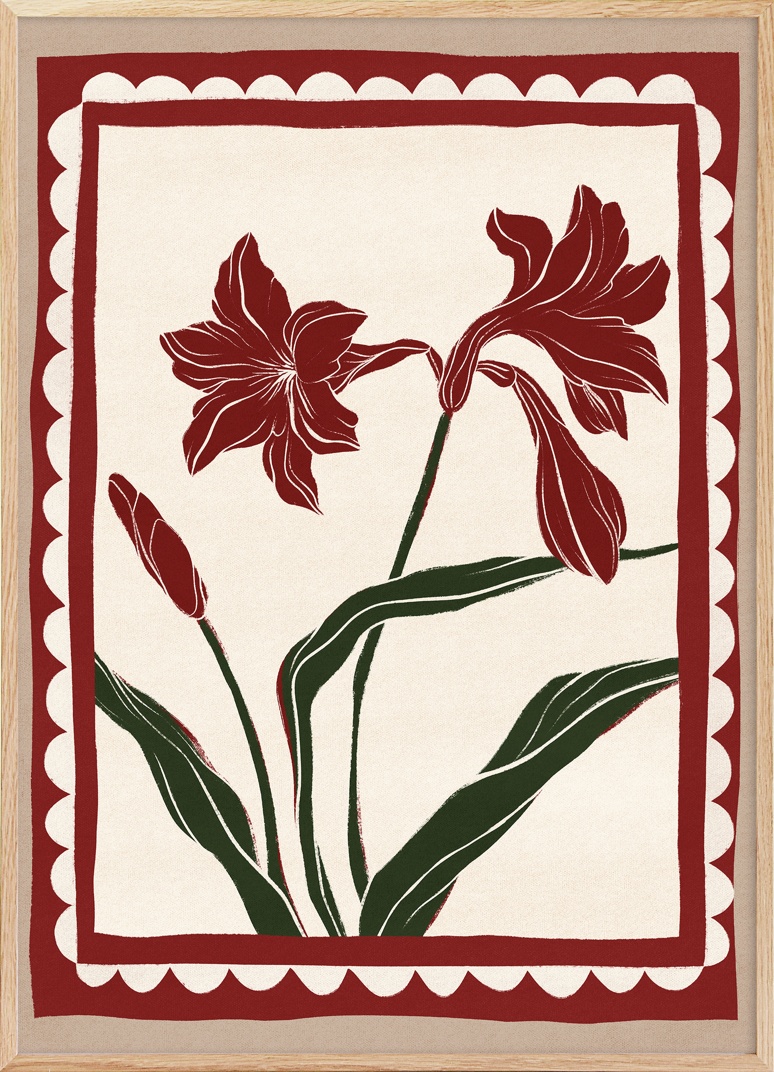 Framed In Bloom Print