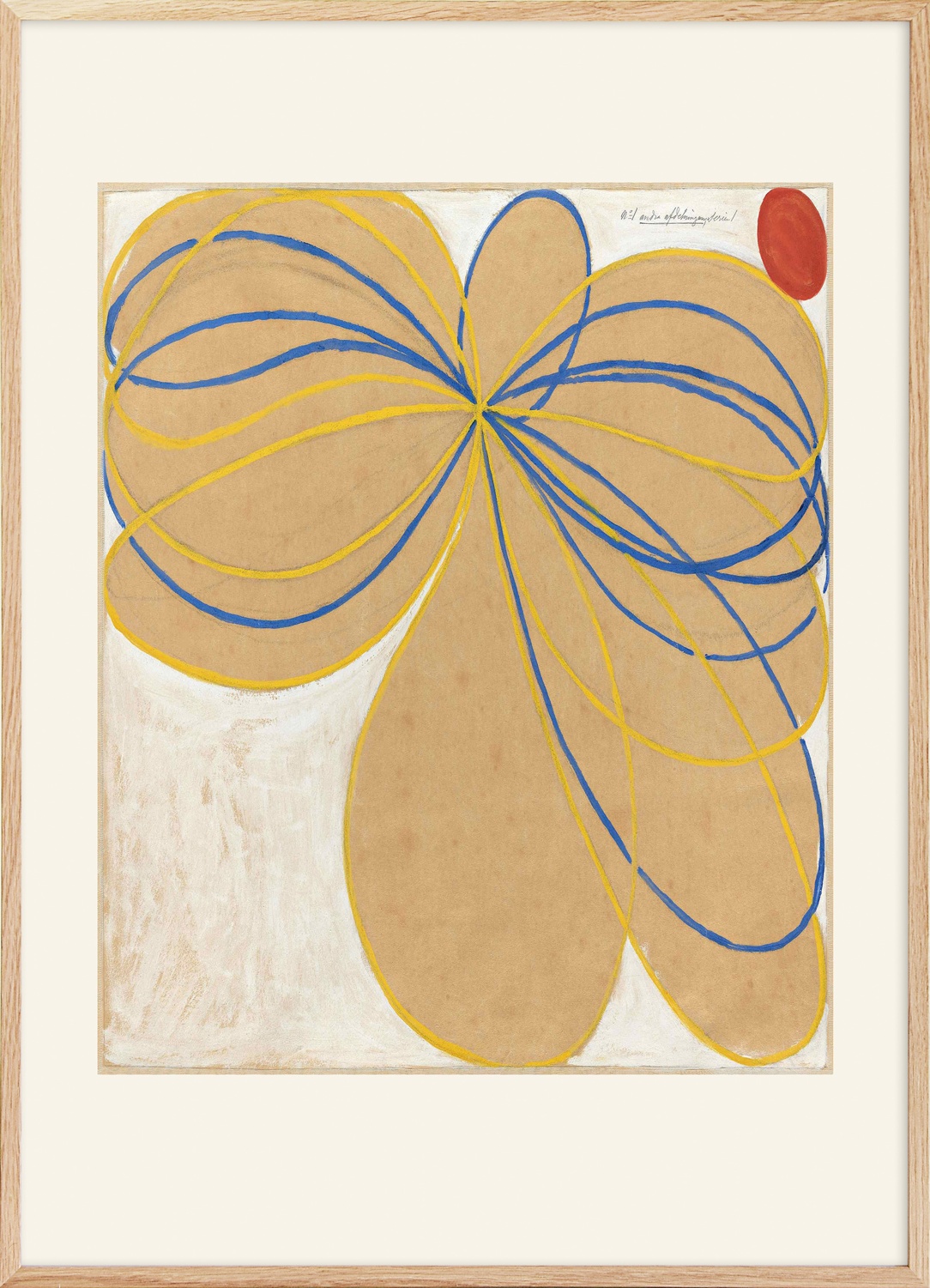 Hilma af Klint - The Seven-Pointed Star No.1 Print