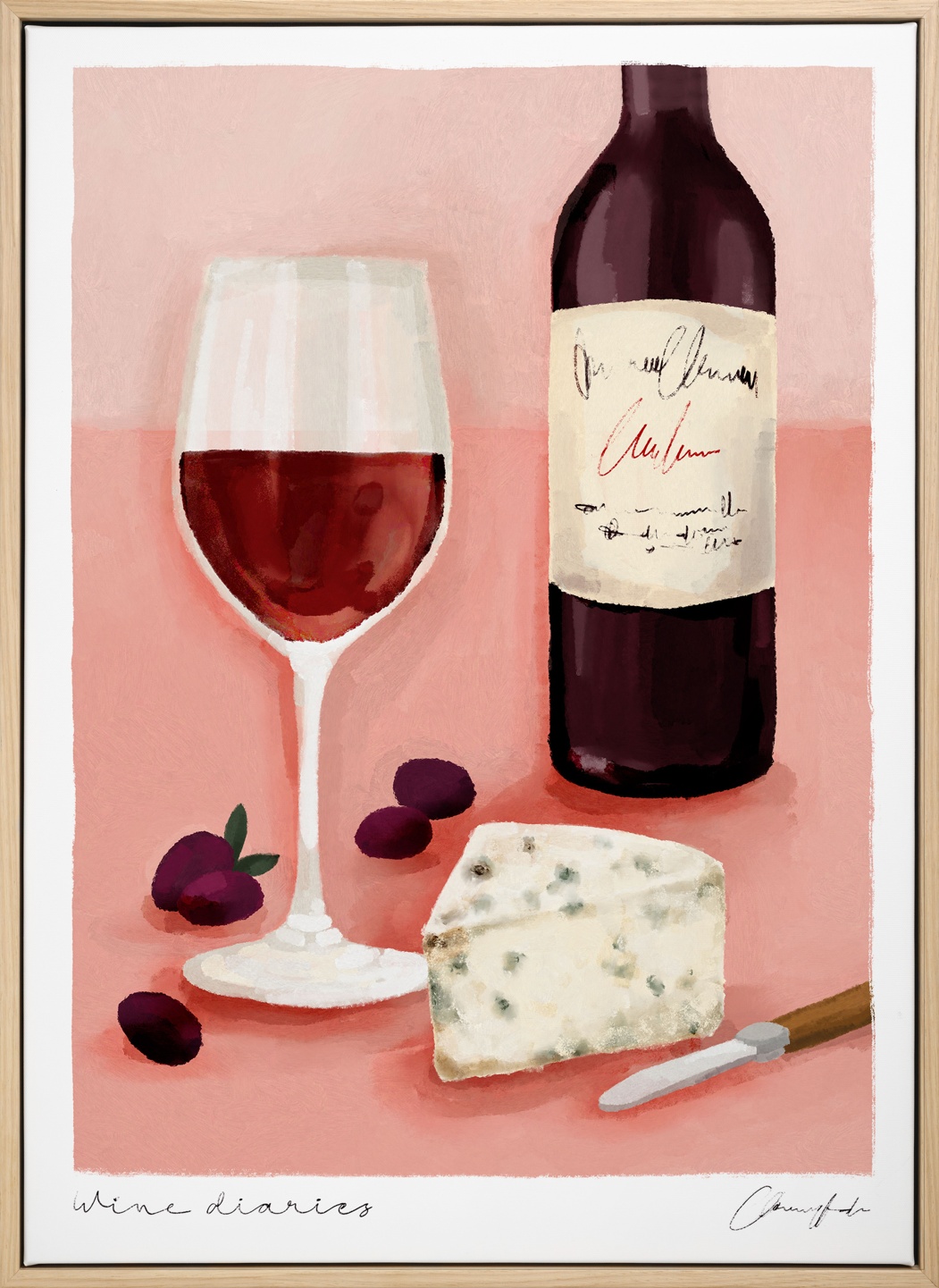 Wine Diaries Canvas