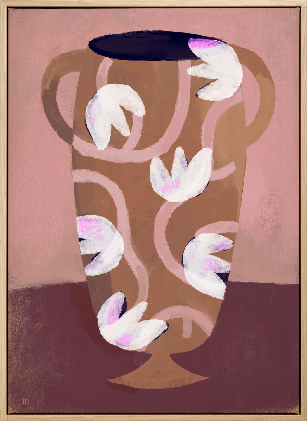 Marco Marella - Flowered Vessel Canvas