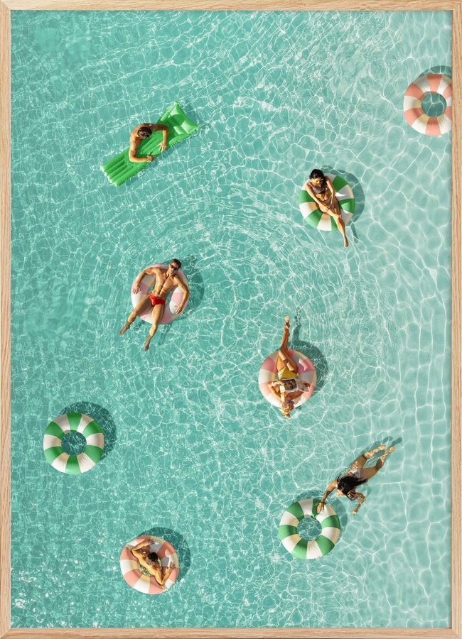 Floating Crowd Print