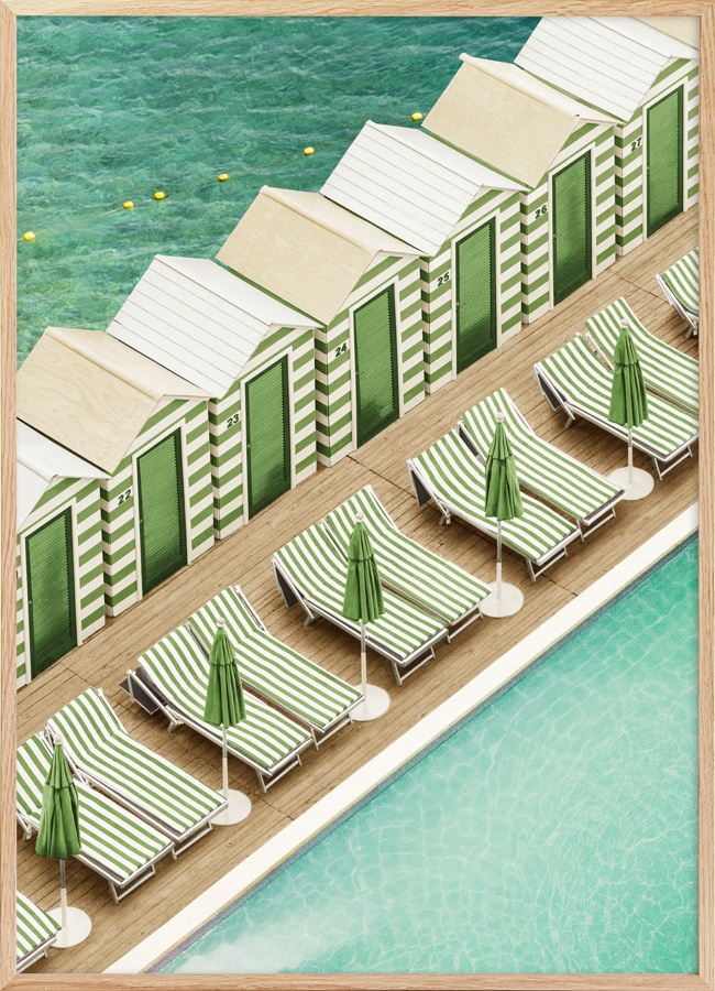 Poolside Parade Print