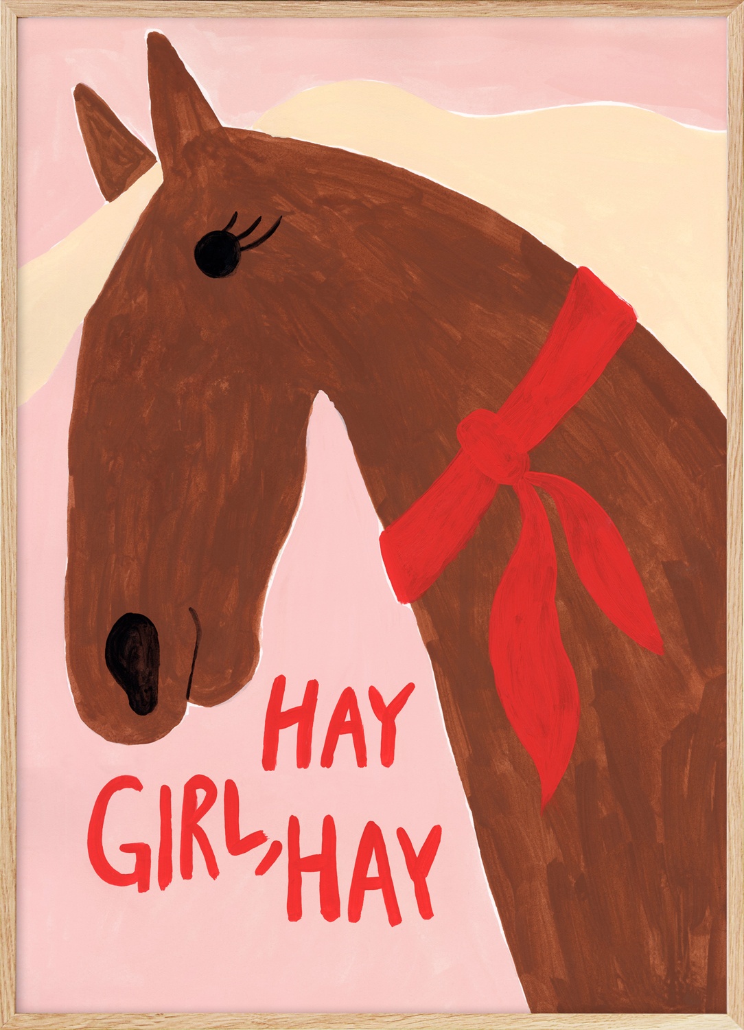 Hay Girl Hay- print