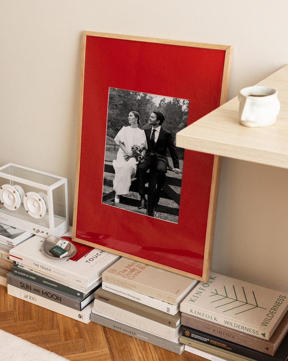 Red Frame Personal Photo Print
