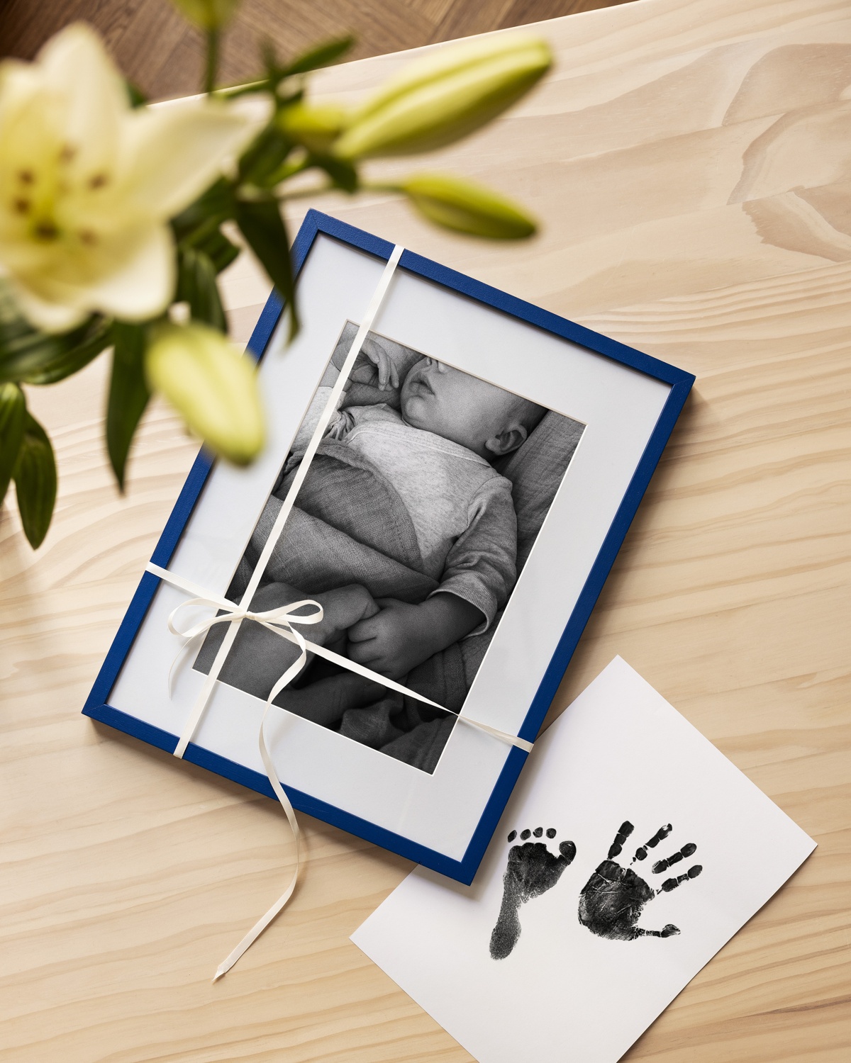 Blue Frame Personal Photo Print