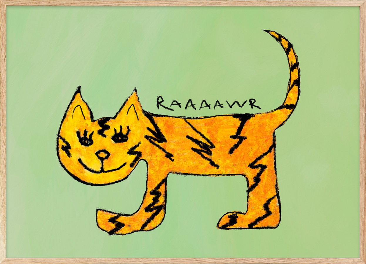 Tiger Raaawr Poster