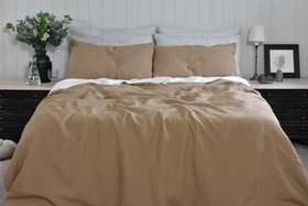 Warm Butterscotch 100% Linen Bedding Set