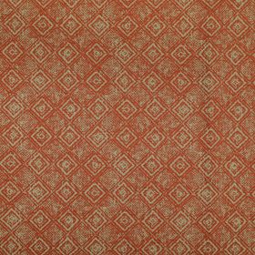 Terracotta Red Colour Tribal Theme Pattern Chenille Upholstery Fabrics JO-1221