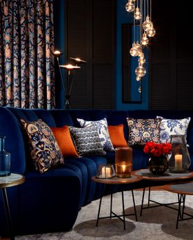 Orissa Collection, Colourway Sapphire