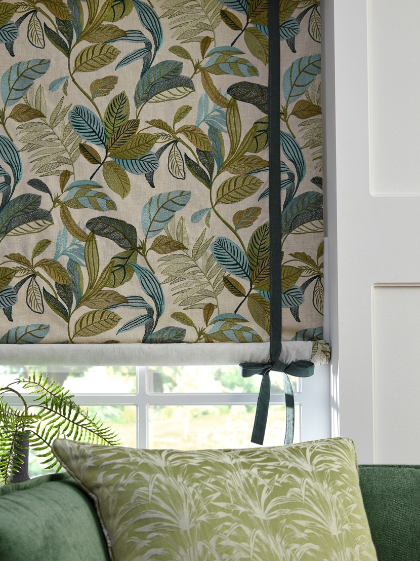 Enchanted Garden Fabric Collection, Pistachio - Blinds