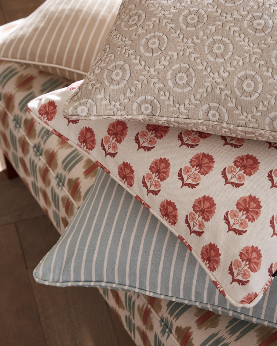 House Prints Coral Aqua Cameo 5 (Copy)