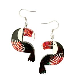 Tropical Toucan Fashion Earrings