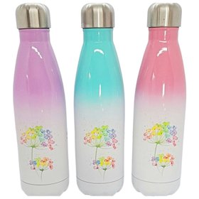 Arty Water Bottles Featuring Magical Blooms Artwork