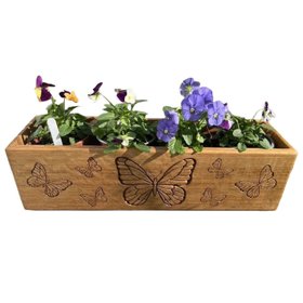Hand Crafted Wooden Personalised Garden Planter