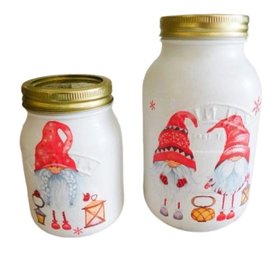 Christmas Gonks Kilner Jars