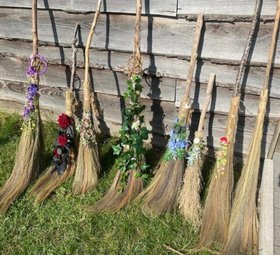 Decorative Witches Broomsticks