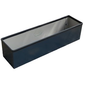 Upcycled Slate Blue Metal Garden Planter