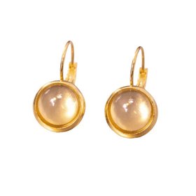 Elegant Mirrored Drop Earrings