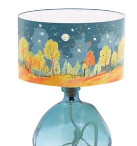 Autumn Trees Bright Coloured Handmade Lampshade