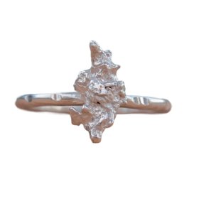 Silver Snowflake Ring - Handmade with Your Own Recycled Jewellery