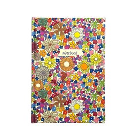Bright Floral Notebook or Journal Original Artwork