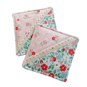 Drinks Coasters Set Of 2 Country Cottage Style