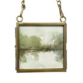 Original Watercolour Miniature Landscape Painting