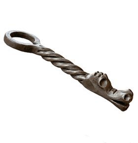 Hand Forged Bottle Opener With A Dragons Head Handle
