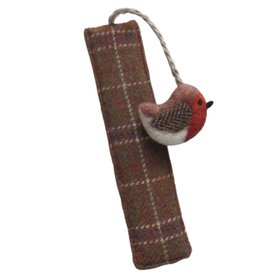 Robin Bookmark Needle Felted By Hand In Wool And Tweed