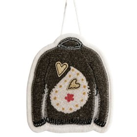 Handmade Christmas Jumper Hanging Decoration