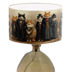 Cat Lampshade Cat Characters Lightshade Hand Made