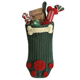 Pawfect Christmas Crochet Dog Stockings Handmade Festive Pet Stockings