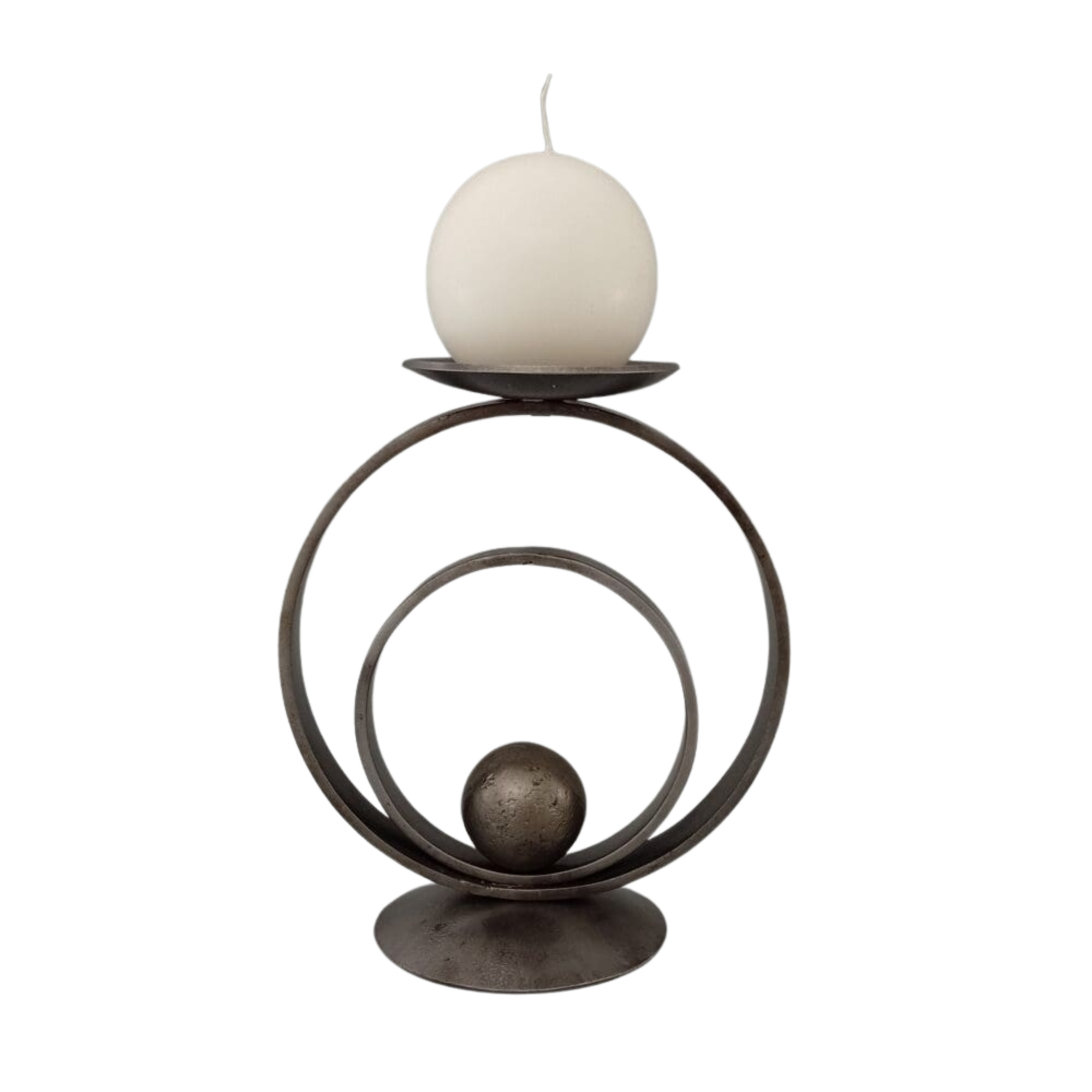 Hand Forged Blacksmith Made Candle Holder