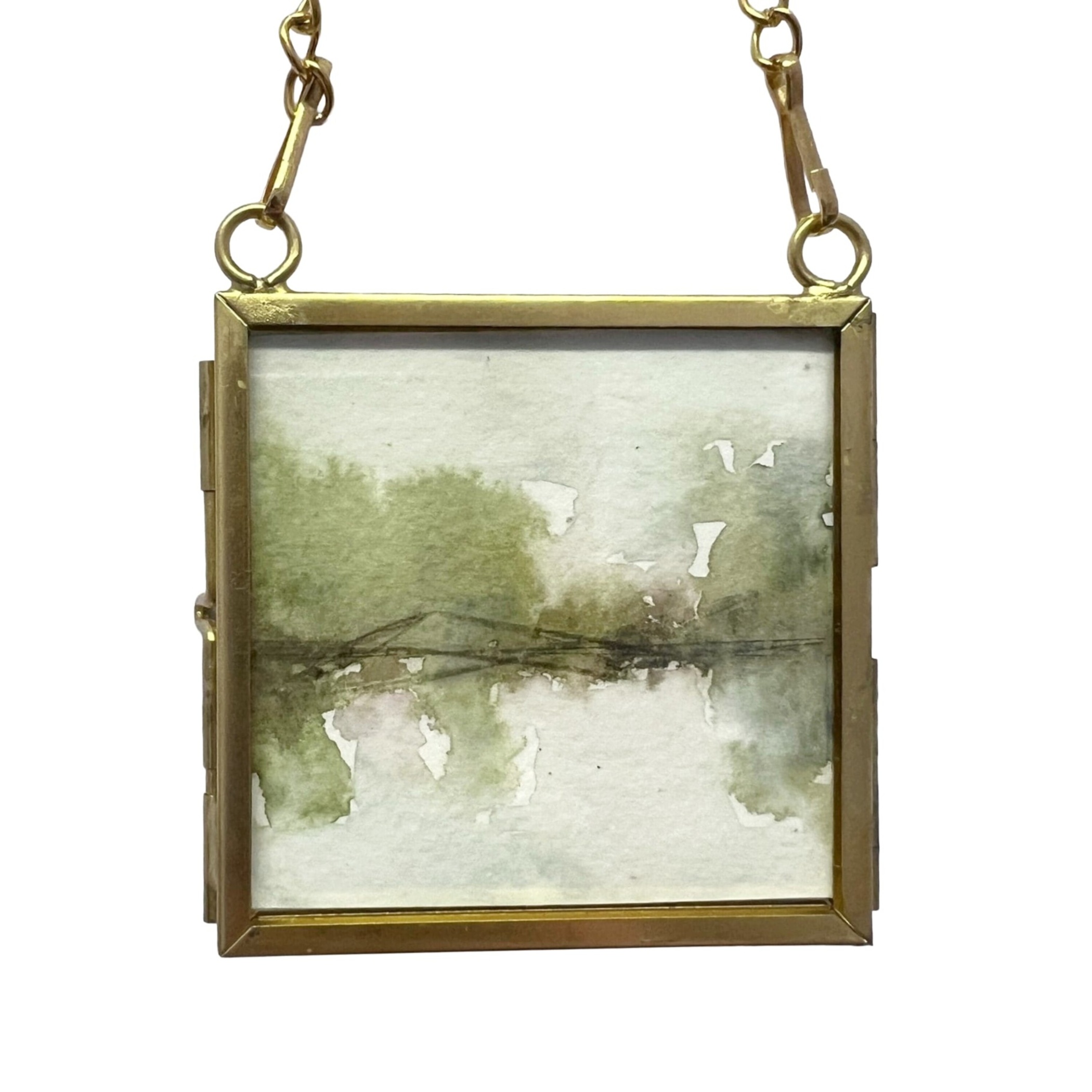 Original Watercolour Miniature Landscape Painting